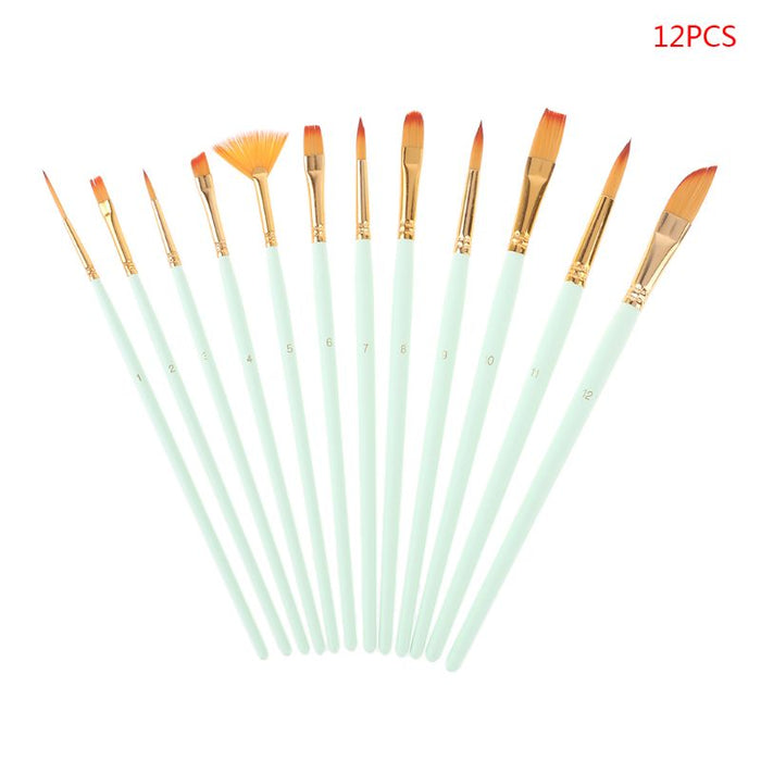 Buy Paintbrush: 12 Pcs Artist Brushes for Drawing