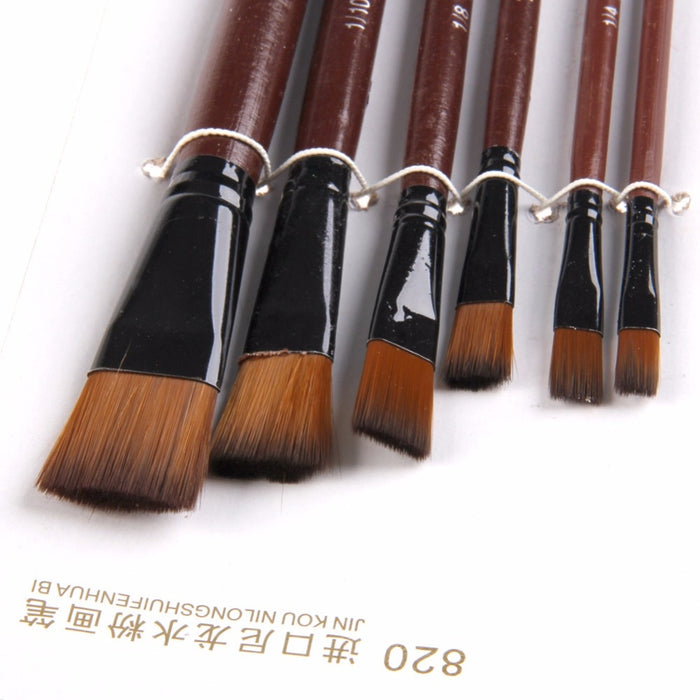 Buy Paintbrush: 1 Set/6 Pcs Artist Brushes for Acrylic Oil Paintings