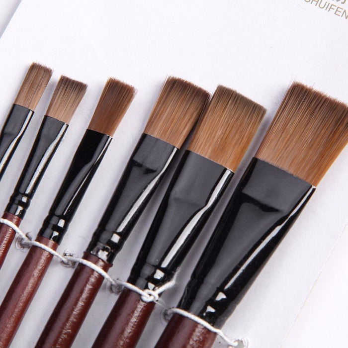 Buy Paintbrush: 1 Set/6 Pcs Artist Brushes for Acrylic Oil Paintings