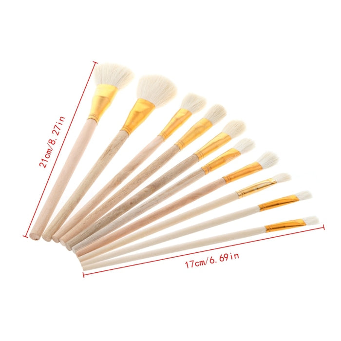 Buy Paintbrush: 10Pcs Brush Set for Art Painting