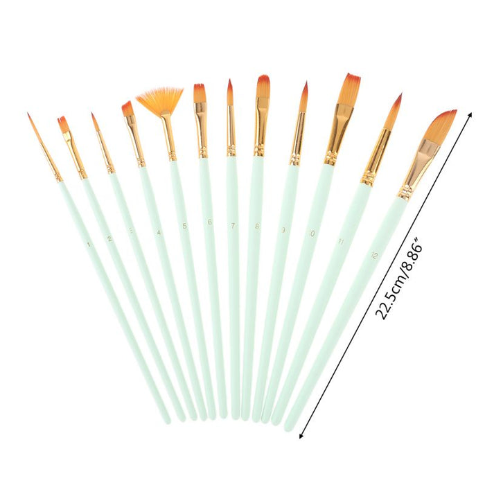 Buy Paintbrush: 12 Pcs Artist Brushes for Drawing