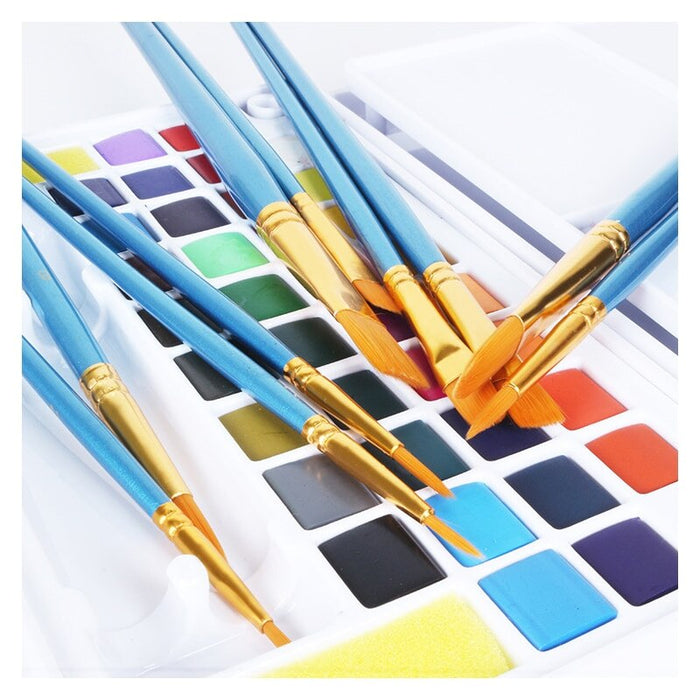 Buy Paintbrush: 10pcs/Set Muliple Sizes Paint Brushes