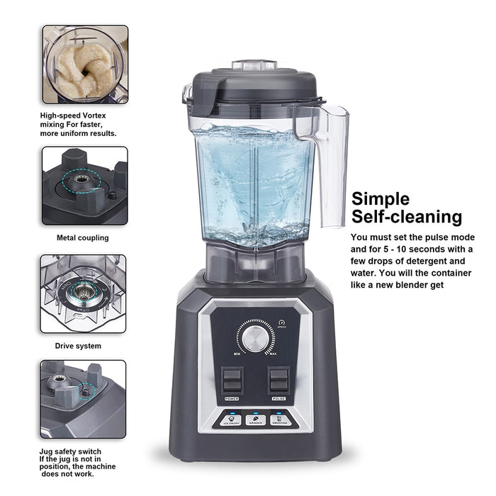 Buy Mixer: BioloMix Automatic Program Professional Kitchen Smoothie Blender
