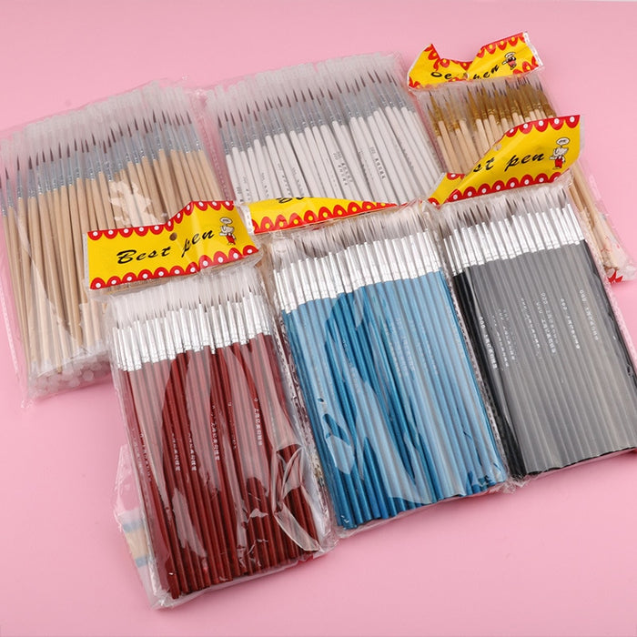 Buy Paintbrush: 100Pcs/Set Fine Paint Brushes